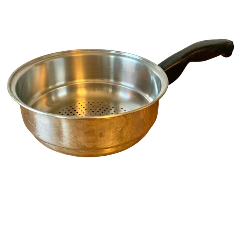 Cutco Steamer Insert 5 Ply Aluminum Core USA Made Stainless Steel